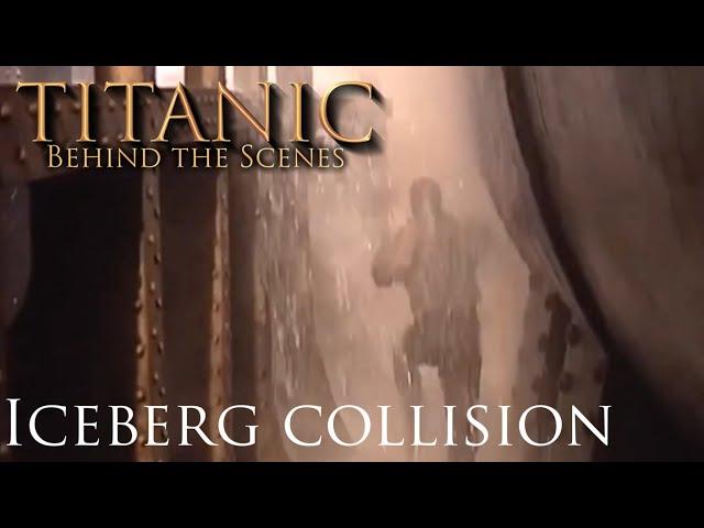 Titanic (1997) Behind The Scenes | Iceberg collision & Boiler Room Sinking