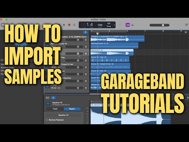 How to Import Samples and Loops into Garageband (By Apple)