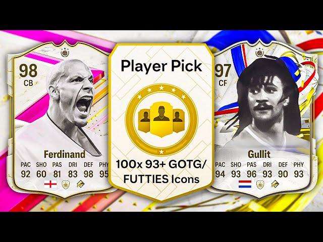 100x 93+ ICON PLAYER PICKS!  FC 24 Ultimate Team