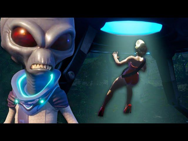 Abducting a Human so I can... Probe Her ( ͡° ͜ʖ ͡°) (Destroy All Humans)