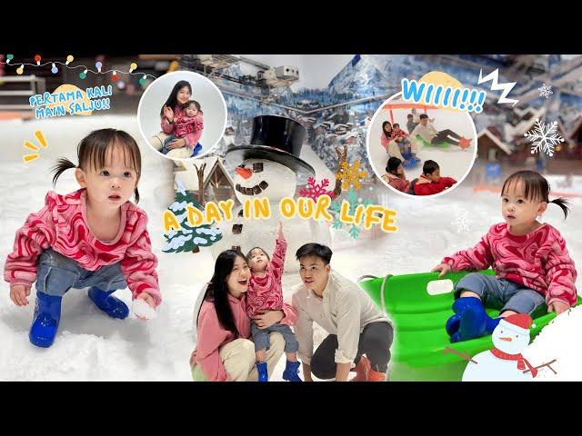 YUKA-CHAN SEHARIAN MAIN SALJU !! | a day in our life