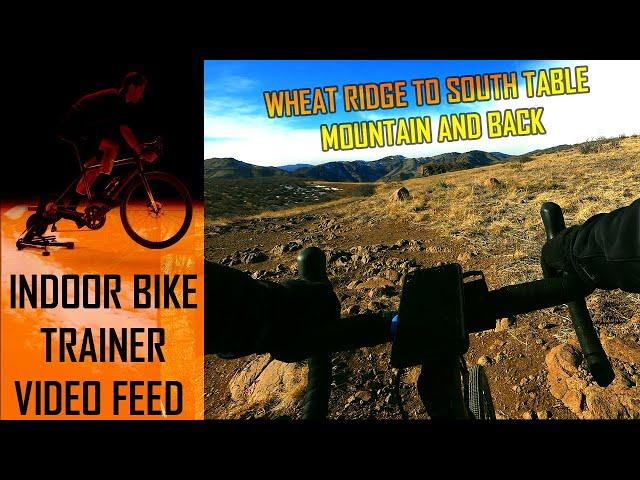 INDOOR BIKE TRAINER VIDEO FEED, SOUTH TABLE MOUNTAIN, via ROAD BIKE