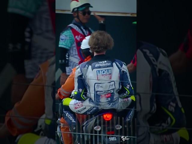 Darryn Binder's HUGE Turn 1 crash | 2023 #MalaysianGP