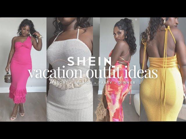 VACATION HAUL FT. SHEIN | AIRPORT, DINNER, PARTY, BRUNCH OUTFIT IDEAS | iDESIGN8