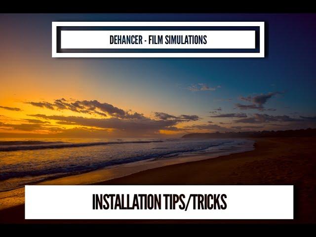 Dehancer Film Simulation plug-in | Installation TIPS for Affinity Photo 2 and Capture One Pro.