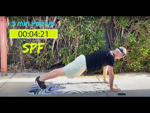 5 Min Pop up Workout | SPF Surf