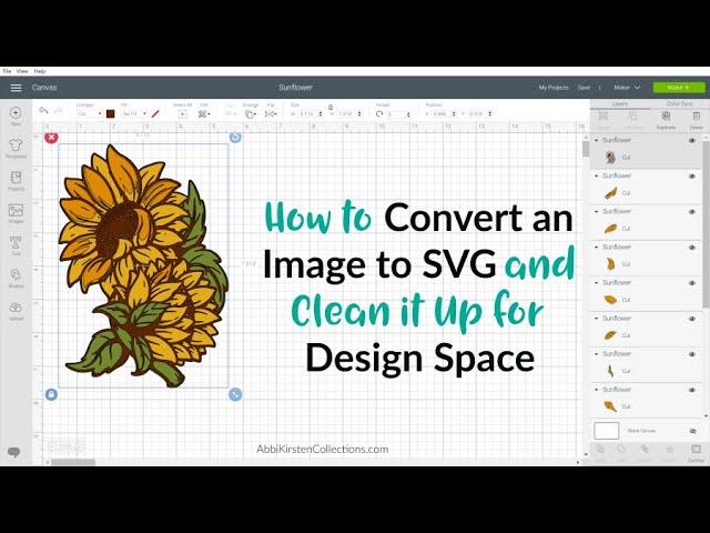 How to Convert an Image to an SVG in Inkscape: How to clean up a blended image for Design Space