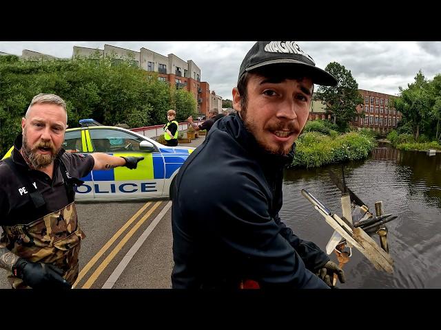 We make historical discoveries with our magnets! The police close the bridge