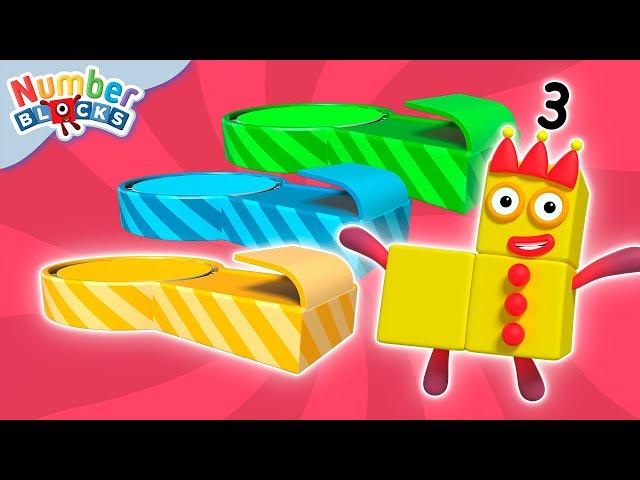 Bunte Mathematik und Regenbögen | Zusammenstellung für Kinder | Numberblocks German