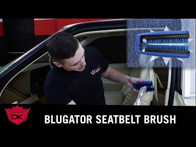 Fastest Way To Clean Your Seatbelts | Blugator Seatbelt Cleaning Brush | DIY