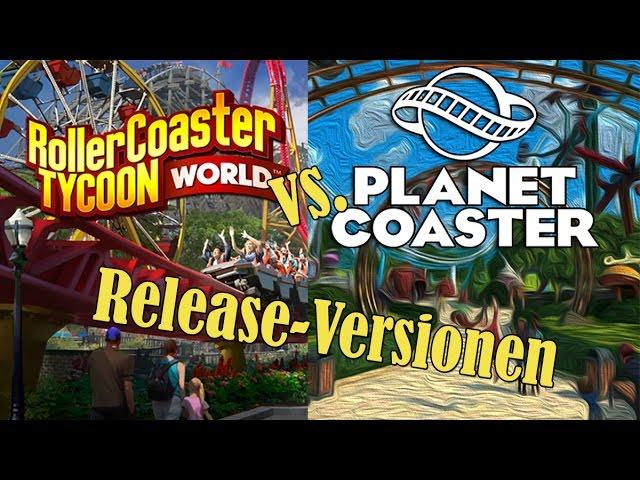 RollerCoaster Tycoon World vs  Planet Coaster: Der Release-Vergleich [DEUTSCH] [HD+]