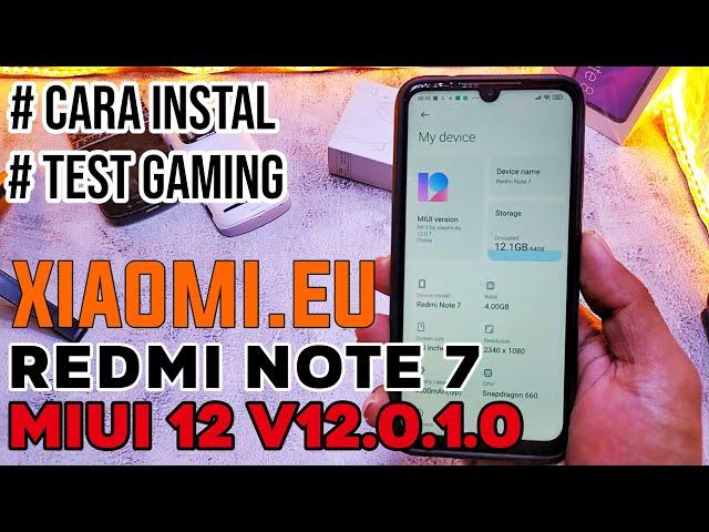 Cara Instal MIUI 12 Stabil V12.0.1.0 Custom Rom Dari XIOAMI.EU Untuk Redmi Note 7 Dengan android 10