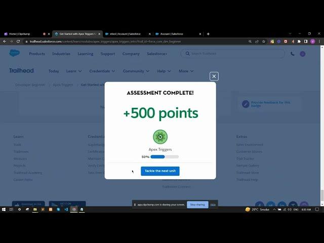 Get Started with Apex Triggers Salesforce Trailhead Challenge