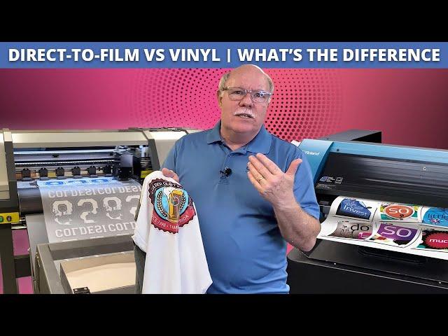 Direct to Film DTF vs  Vinyl | What's the Difference