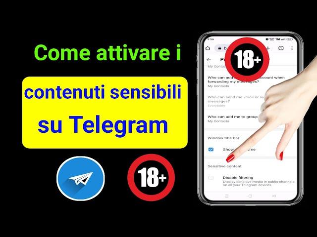 Come attivare i contenuti sensibili su Telegram ios (2023) Abilita i contenuti sensibili di Telegram