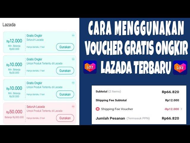 CARA MENGGUNAKAN VOUCHER LAZADA