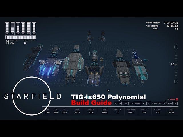 STARFIELD | TIG-ix650 Polynomial - Build Guide | PC 4K • RTX3080 Ti #starfield