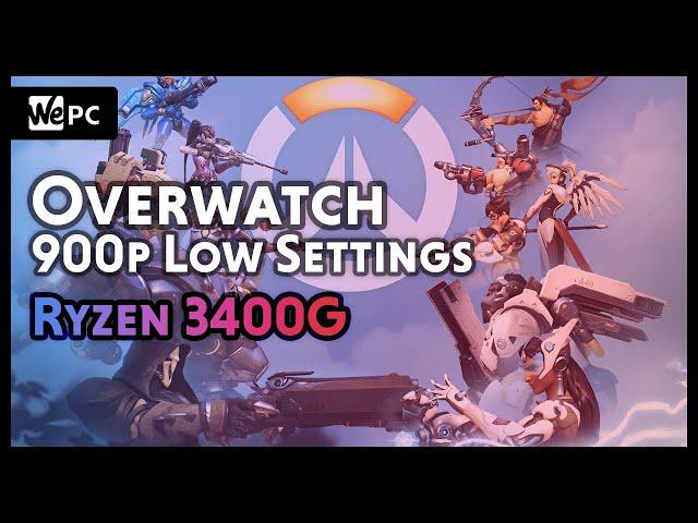 AMD Ryzen 5 3400G | Overwatch Benchmark | Low Settings | WePC Gaming Benchmark Review