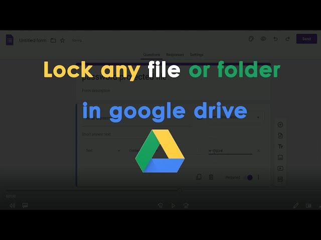  Set password to a file or folder in Google Drive - Protect your files in Google Drive