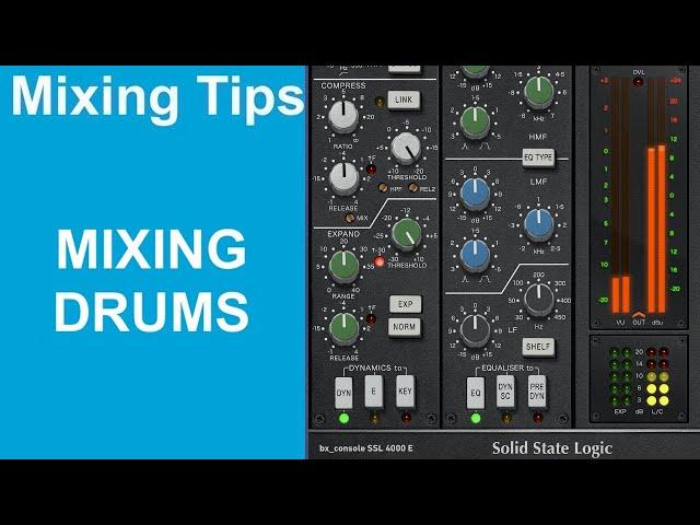 Drum Bus Plugin Alliance BX SSL 4000 E & United Plugins Unichannel Soundevice digital // Mixing Tips