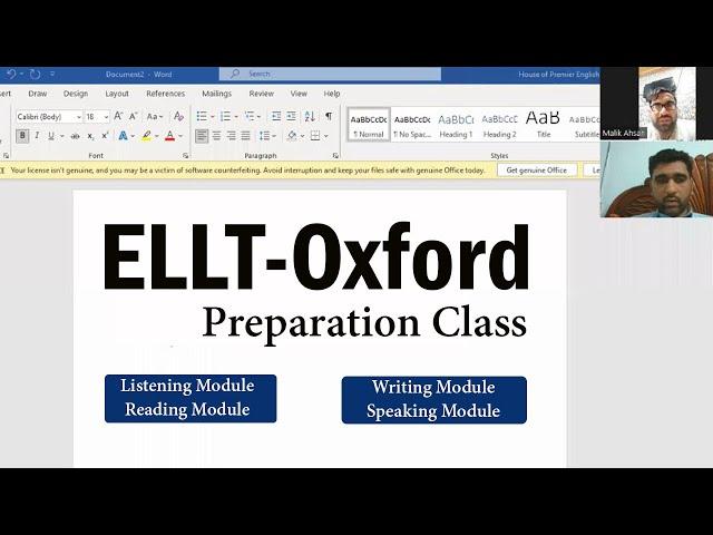 ELLT Full Preparation | Pass All the modules of the OIETC Test |Oxford Test Preparatory Class