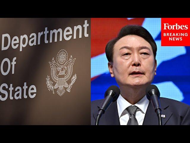 State Dept Spox Responds To The Push To Impeach South Korea’s President: We ‘Are Concerned'