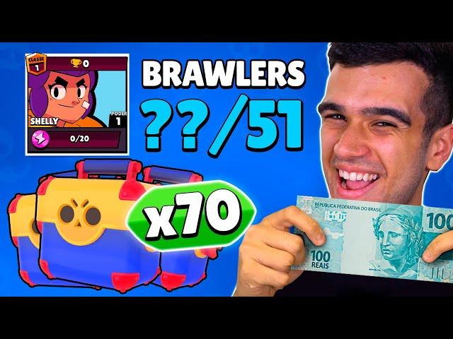 QUANTOS BRAWLERS É POSSÍVEL LIBERAR COM 1.000 MIL REAIS??! BRAWL STARS