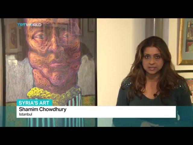 TRT World - Shamim Chowdhury reports on Syrian art in Istanbul