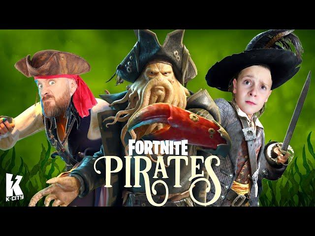 Cursed Sails in Fortnite! (Pirates of the Caribbean Family Challenge)