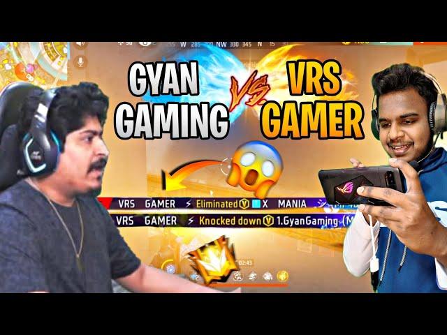 GYAN GAMING VS VRS GAMER | BR RANKED|#vrsgamerff#freefire#brranked