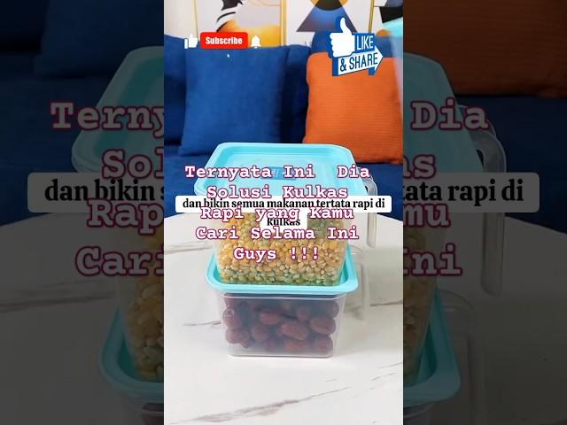 Ternyata Ini  Dia Solusi Kulkas Rapi yang Kamu Cari Selama Ini Guys !!!