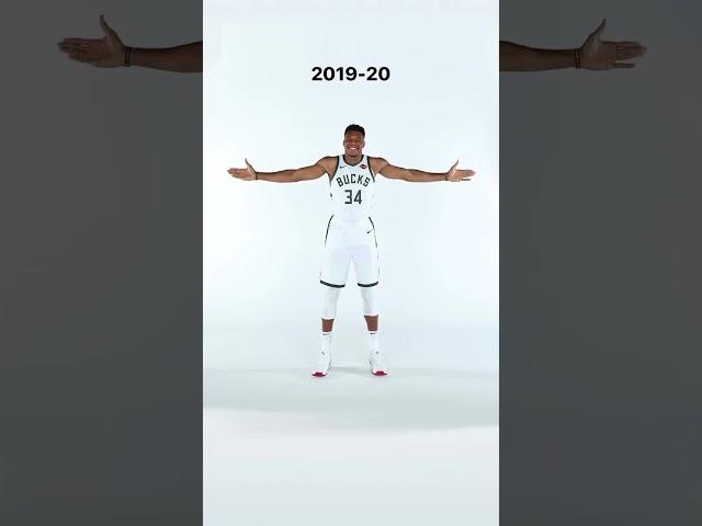 Giannis' TRANSFORMATION is CRAZY  #Shorts