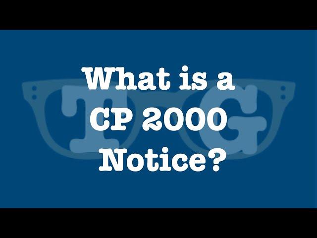 Help! I just got a scary IRS letter! (Interpreting your CP2000 notice.)