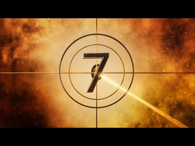 Fiverr Logo Intro 3D Golden Countdown Animation