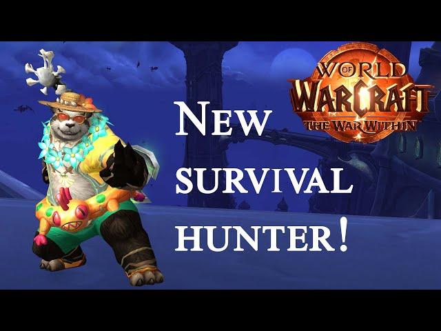 NEW survival hunter is here!  Survival hunter pvp the war within