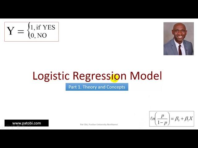 Logistic Regression 1 - Theory and Concepts