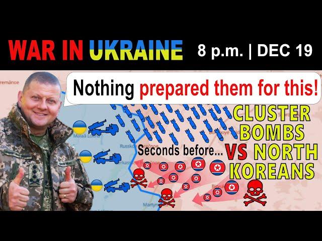 19 Dec: CRAZY! North Koreans OBLITERATED IN SECONDS with Cluster Munitions! | War in Ukraine