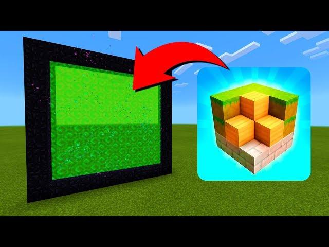 How To Make A Portal To The Block Craft 3D Dimension in Minecraft!