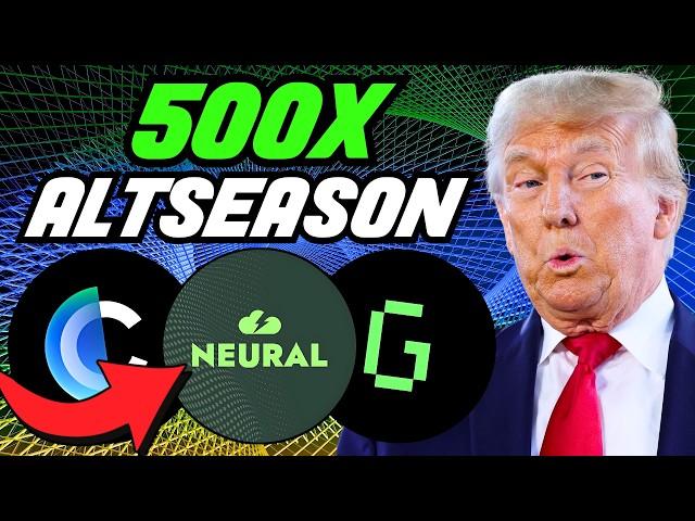 Altcoin Season Starts in 1 MONTH: 10 Crypto Altcoins Set To EXPLODE 500x (TRUMP INAUGURATION PUMP!)