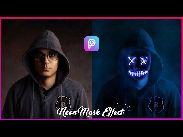 NewNeon Mask Hacker Editing in Picsart 2021 | Picsart Tutorial 2021