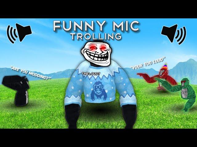 Gorilla Tag FUNNY MIC and Unreleased Sweater TROLLING (Part 2)