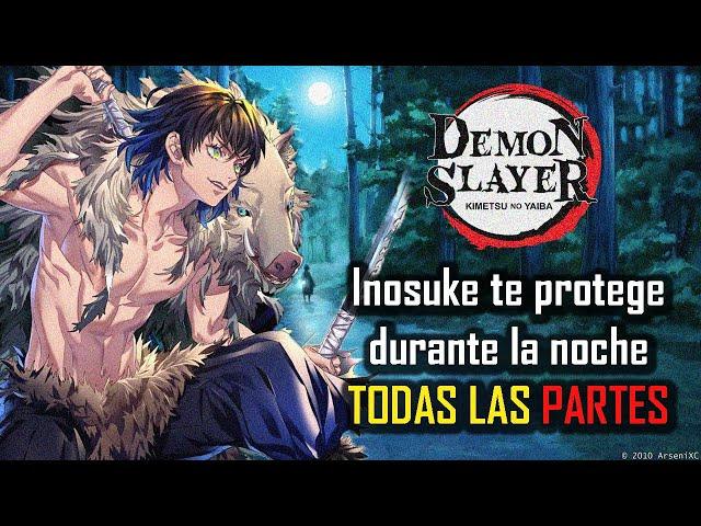 ASMR | Inosuke te protege durante la noche | Todas las partes | Demon Slayer | Español Latino