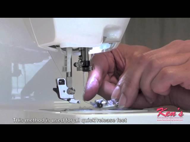 How to use the Brother Sewing Machine Blind Stitch Foot