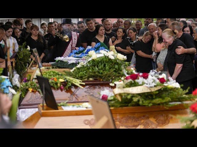 Serbia mourns as funerals for mass shooting victims begin