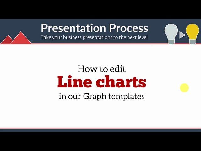 Custom Your Data Driven LINE Charts in PowerPoint Graphs Pack