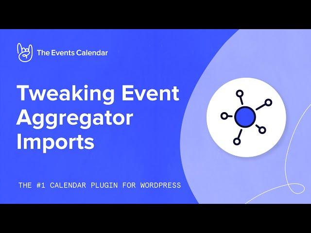 Tweaking Event Aggregator Imports