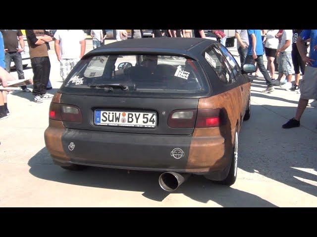 (HD) CRAZY Loud Civic (126,4 Decibel) !!!