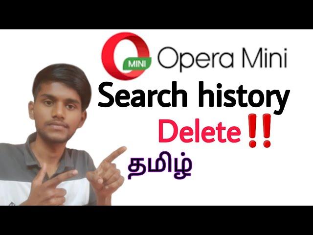 opera mini history delete / opera mini search history delete / browsing history delete / tamil