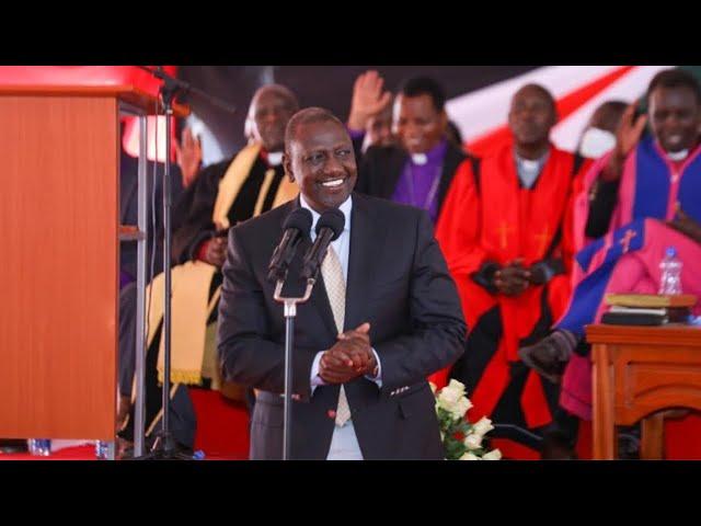 LIVE!! President Ruto & His Allies attending Church service at A.I.C. Koiwa Town, Konoin, Bomet!!