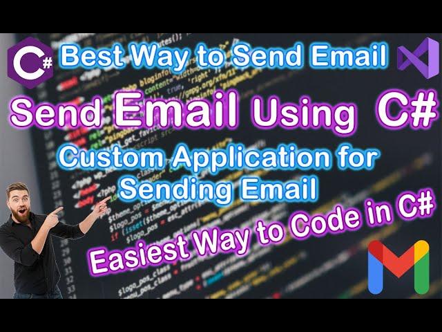 How to send Email using C# 2021 ||Visual Studio || C# ||SMTP